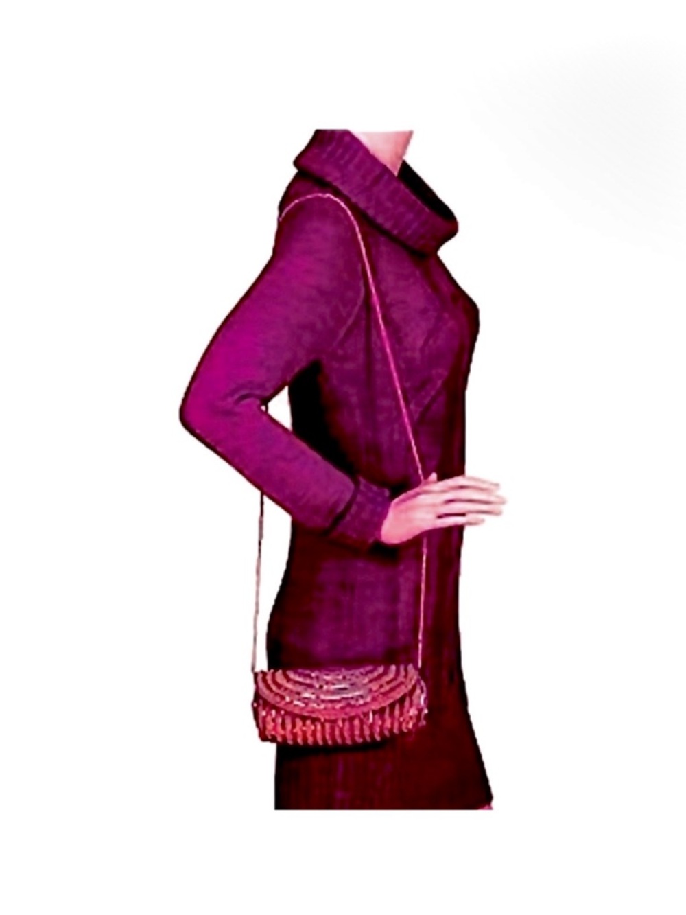 Carlo Fellini Samira Convertible Evening Irredentist Glass Beaded